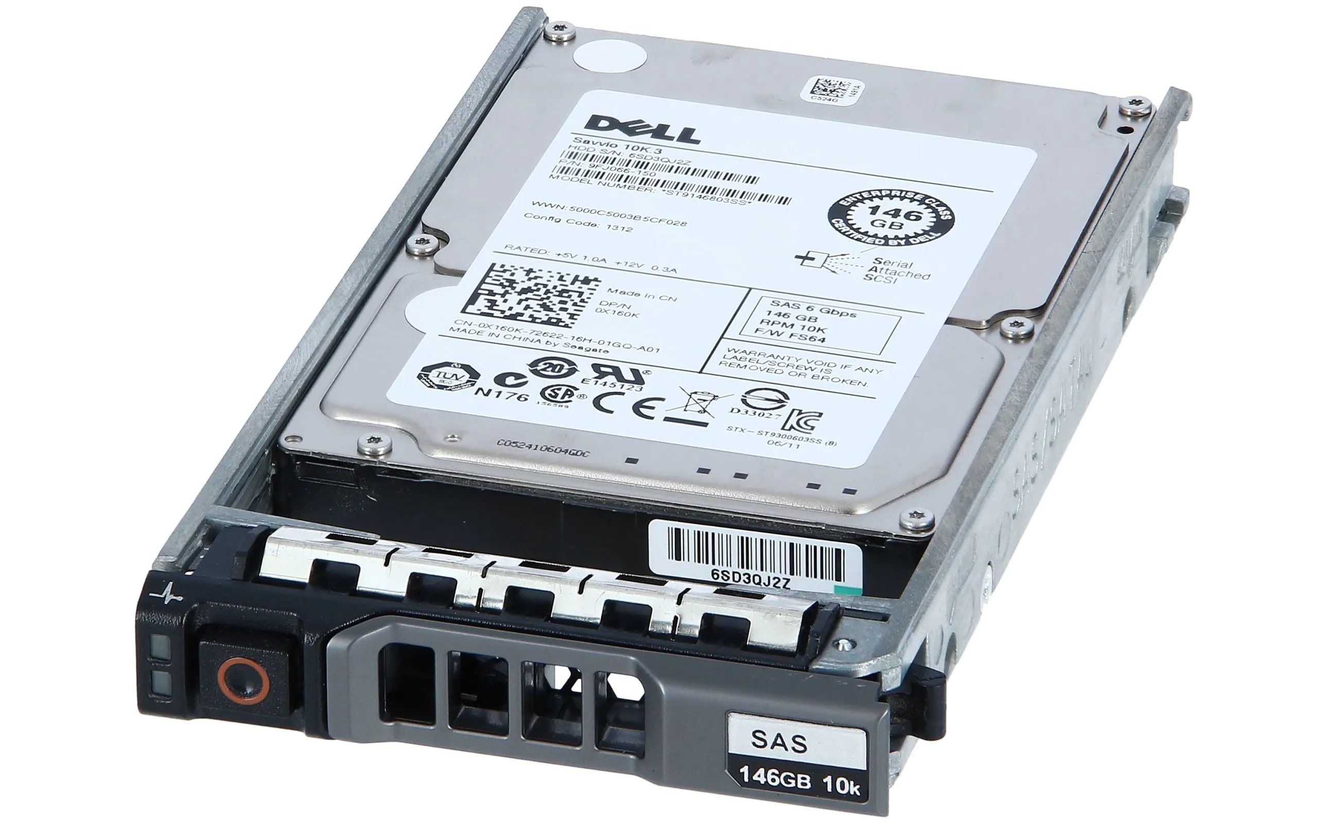 Dell 146GB SAS 10K 6Gbps 2,5" SFF