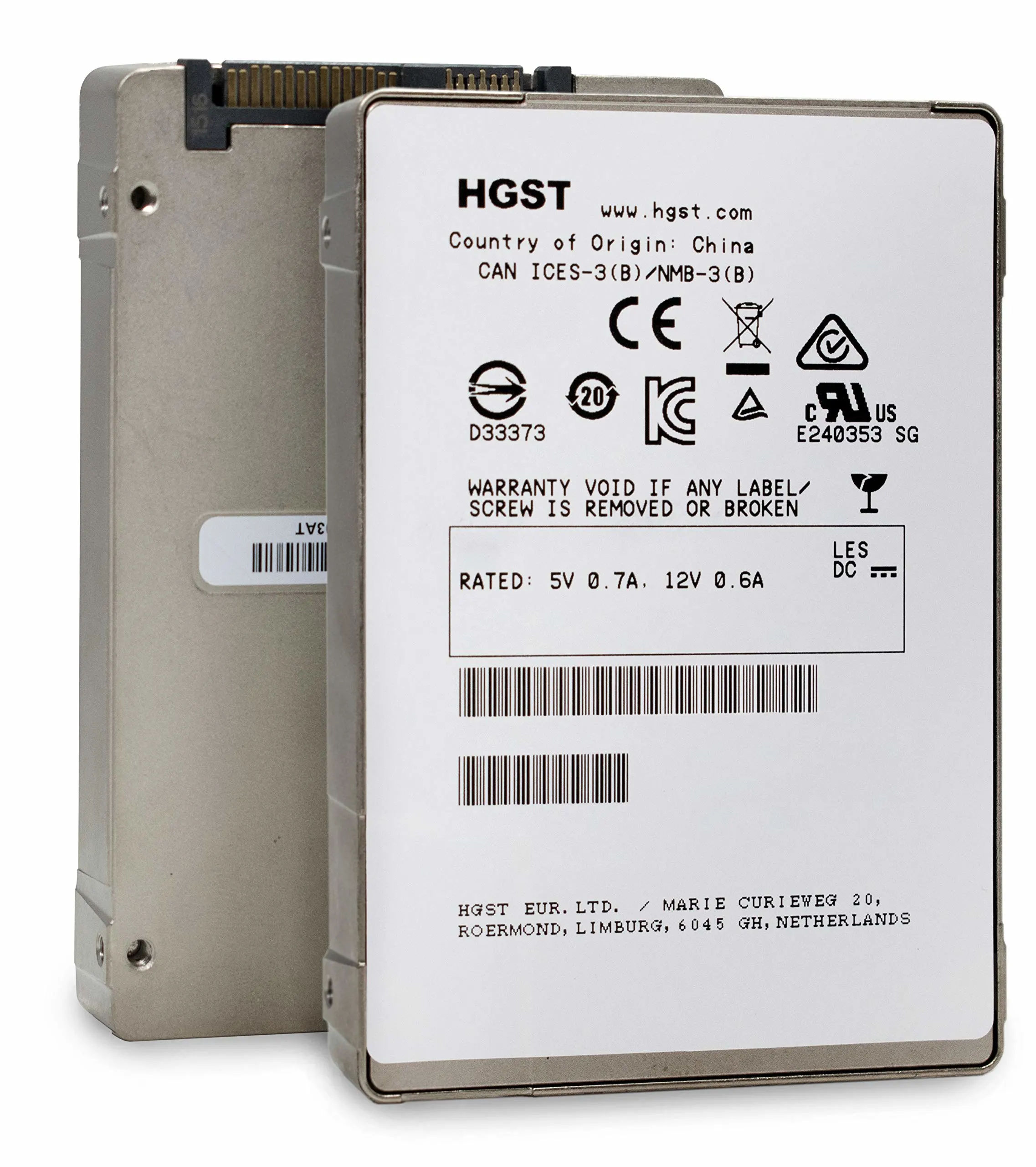 HGST / WD Enterprise 7.68TB SAS SSD 12G 1DWPD 