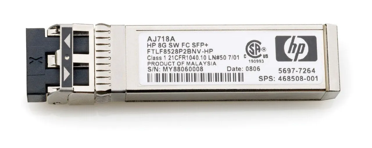 HP 8 Gbit/s SFP+ SR Tranceiver AJ718A