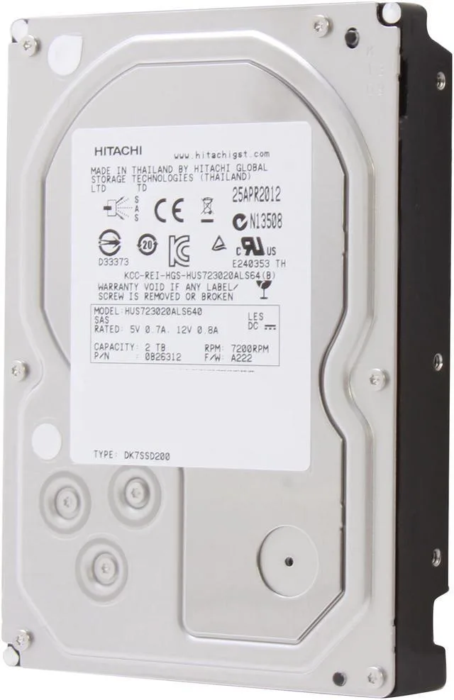 Hitatchi Ultrastar NEW 2TB SAS 7.2K 6Gbps 3,5" LFF