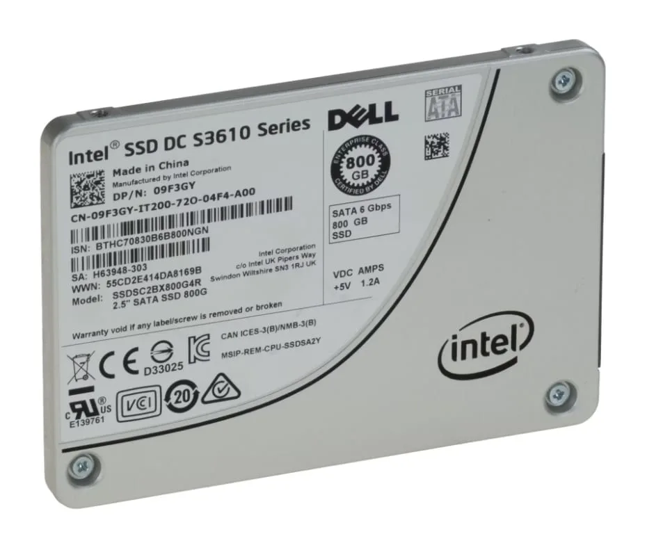 Intel DC S3610 800GB SATA 6Gbps SFF