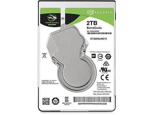 Seagate BarraCuda 2TB 5.4k SATA 6G  2,5 inch 