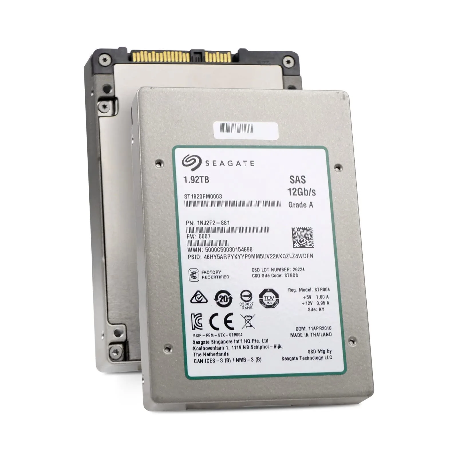 Seagate Nytro 1200 1.92TB SAS 12G 2.5" SSD