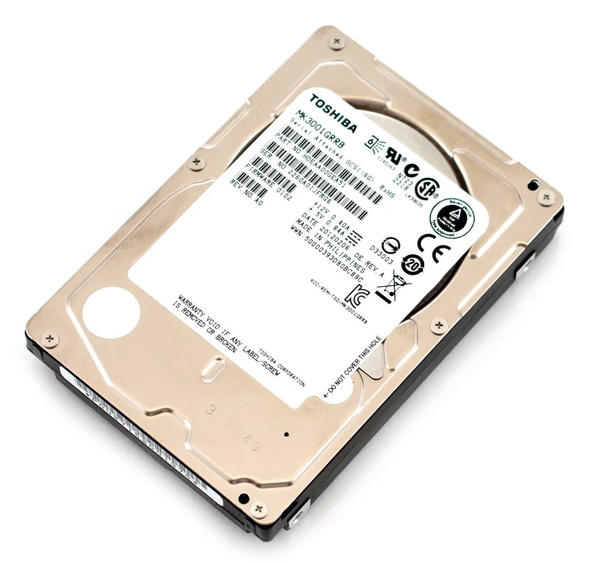 Toshiba 300GB SAS 15K 12Gbps 2,5" SFF