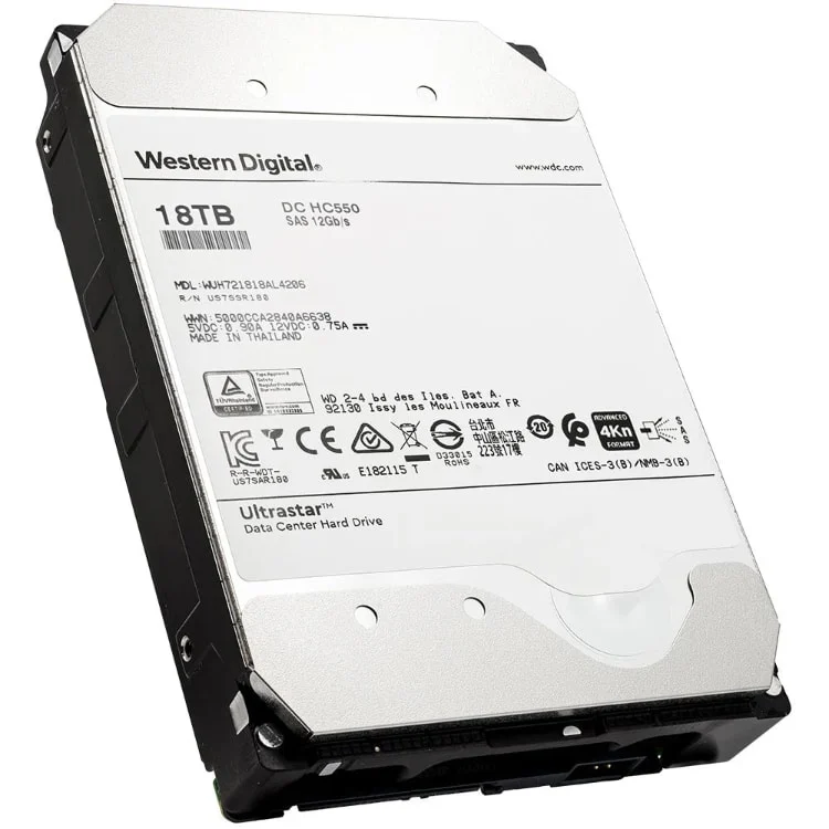 WD DC HC550 18TB SATA 6Gbps 3,5" LFF