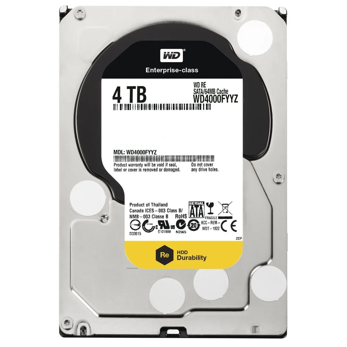 WD NEW 4TB SATA 7.2K 6Gbps 3,5" LFF