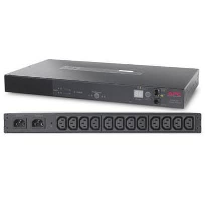 APC AP7721 Rack ATS Automatic Transfer Switch 230V 10A C14 IN / 12x C13 Out 1