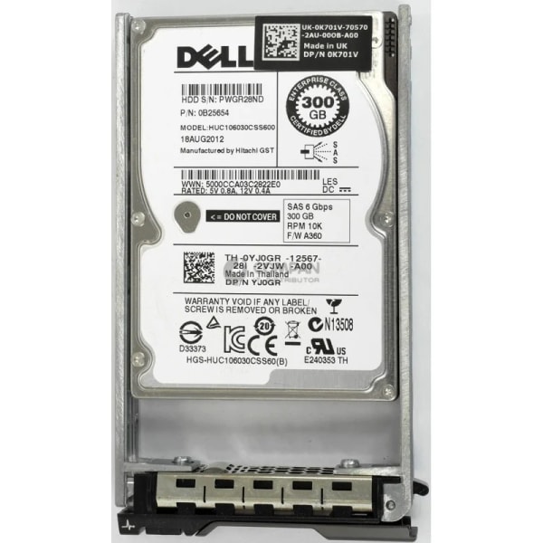 Dell Savio 300GB SAS 10K 6Gbps 2,5" SFF 4