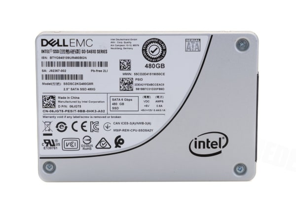 Dell EMC 480GB SATA 6Gbps SFF D P/N: 06JGT5  1