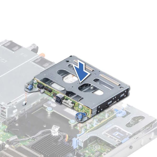 Dell R640 Rear Flax Bay 2x SFF backplane P/N: 02465W 2