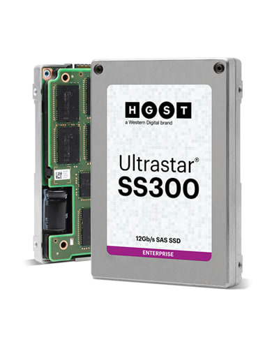 HGST S3300 7.68TB SAS SSD 12Gbps SFF  1