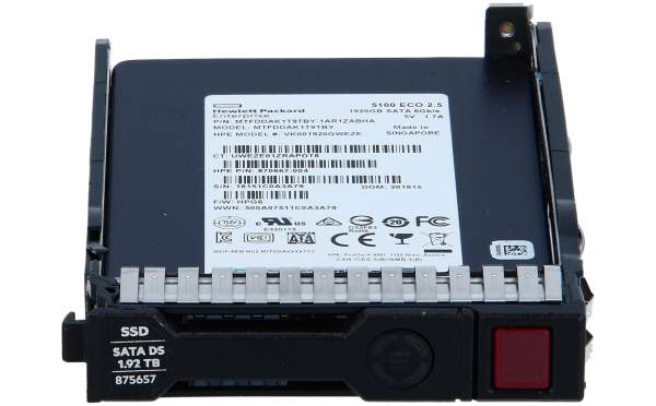 HPE 869252-003 1.92TB NVMe PCIe Ri SFF 1