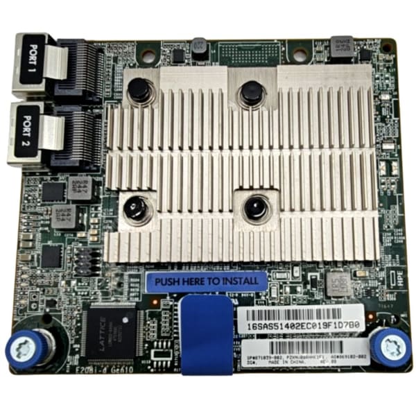 HPE Smart Array E208i-a SR Gen10 (8 Internal Lanes/No Cache) 12G SAS Modular LH Controller Ref  1