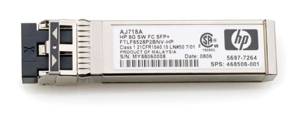 HP 8 Gbit/s SFP+ SR Tranceiver AJ718A 1