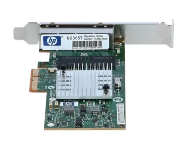 HP NC365T Quad Port 10Gbps Adapter - P/N: 593722-B21 2