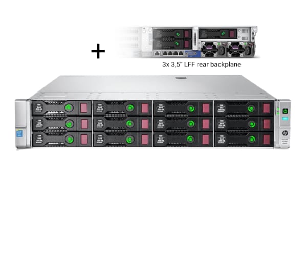 HP ProLiant DL380 G9 15x LFF | 2x E5-2650v3 | 64GB 2133MHz DDR4 | 15x 16TB HDD 2