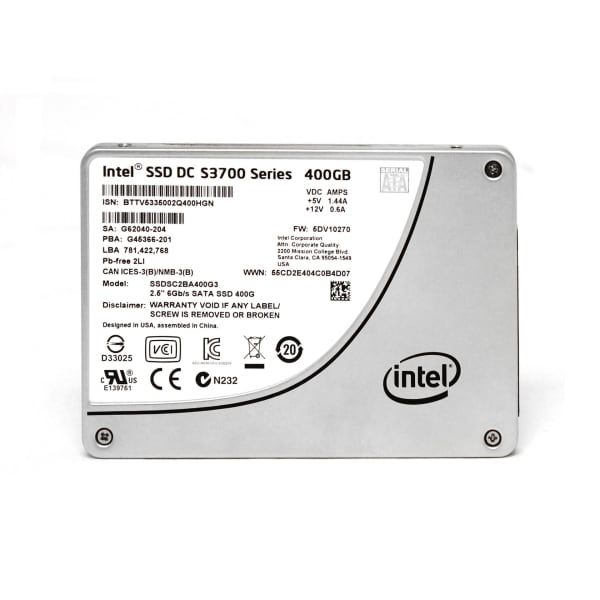 Intel DC S3700 400GB SATA 6Gbps SFF 1