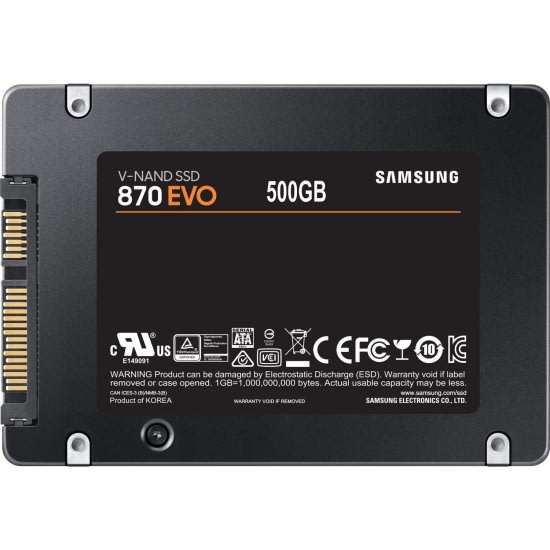 Samsung Evo 870 NEW 500GB SATA 6Gbps SFF 2