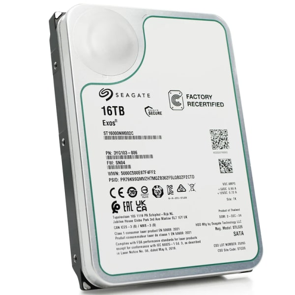 Seagate Exos 16TB SATA 6Gbps 3,5" LFF 1