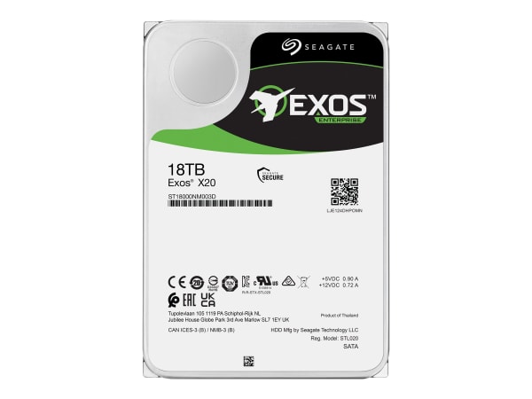 Seagate Exos X18 18TB SATA 7.2K 6Gbps 3,5" LFF 1