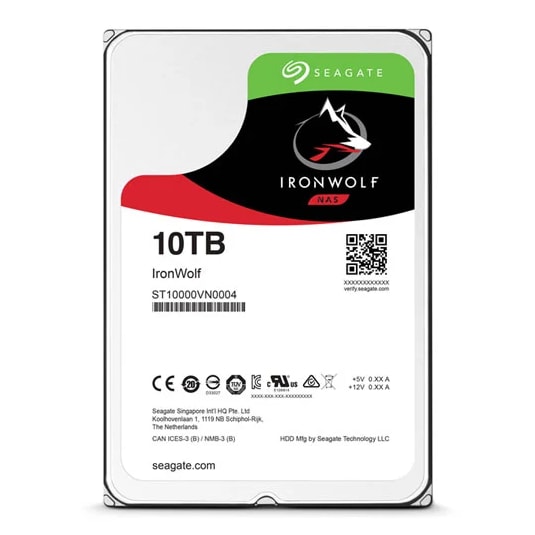 Seagate Ironwolf 10TB SATA 7.2K 6Gbps 3,5" LFF 1