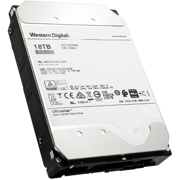 WD DC HC550 18TB SATA 6Gbps 3,5" LFF 1