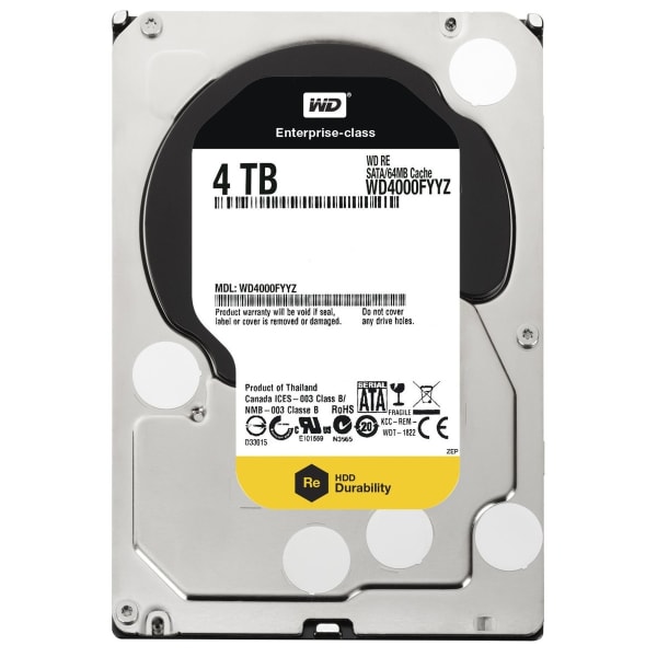 WD NEW 4TB SATA 7.2K 6Gbps 3,5" LFF 1
