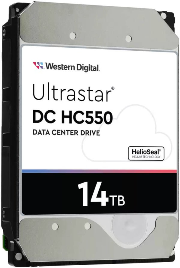 WD Ultrastar DC HC550 14TB SAS 7.2K 12Gbps 3,5" LFF 1
